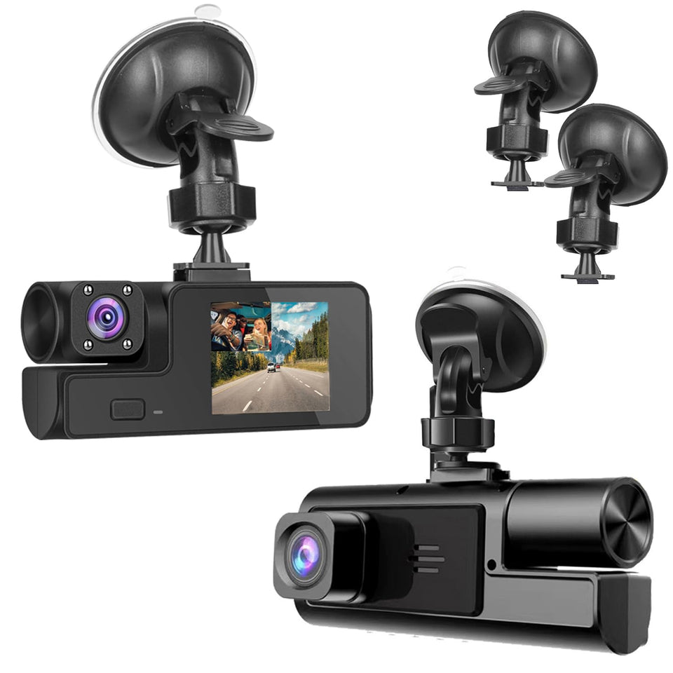 Meiqils 1080P front dashcam captures crisp forward footage for safer driving.