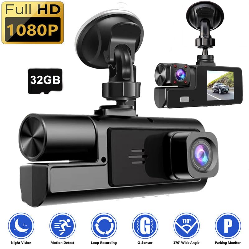 Meiqils 1080P inside dashcam records cabin activity for better awareness.