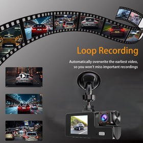 Meiqils built-in G-Sensor locks clips during bumps to protect important footage.