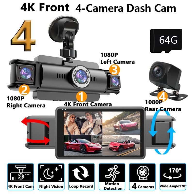 Meiqils interior cabin camera capturing driver and passengers clearly