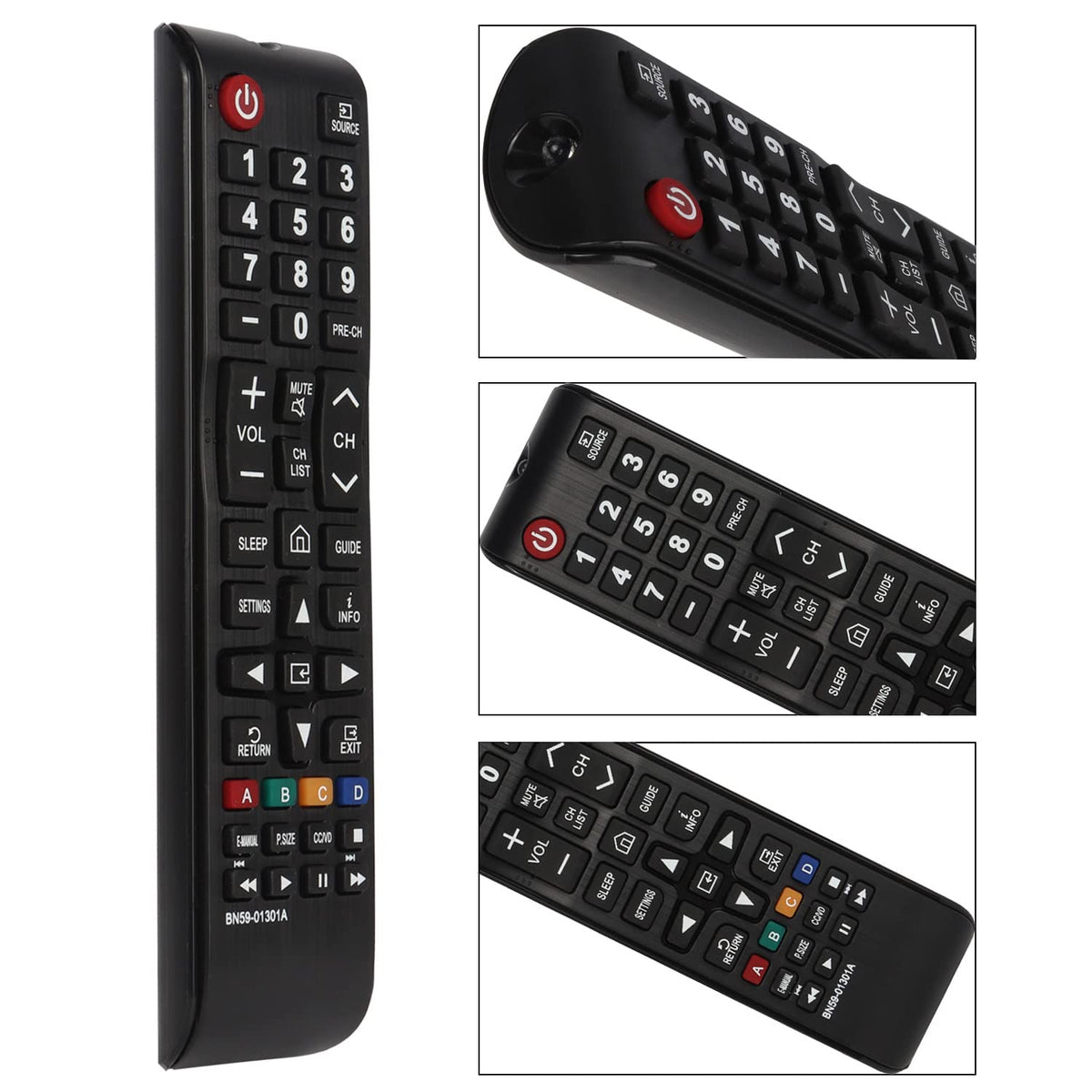 MEIWELL remote with AAA batteries installed for instant use convenience