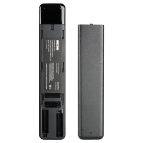 MEIWELL RMF-TX520U remote in use with Sony TV for streaming apps.