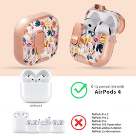 Meiyasy AirPods 4 case with hidden phone stand for hands-free viewing