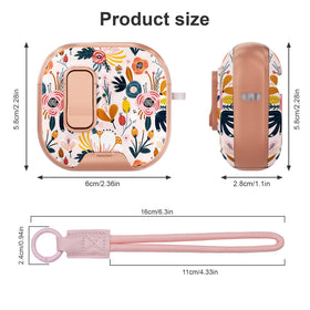 Meiyasy AirPods 4 case with detachable lanyard for portability