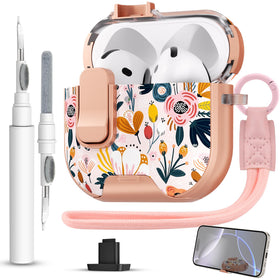 Meiyasy AirPods 4 case with secure lock clip protects your case from accidental opening