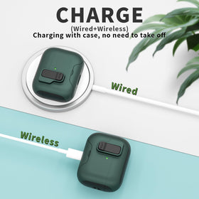 Meiyasy AirPods Pro 3 case features a hidden stand for hands-free viewing.