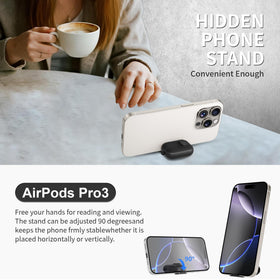 Meiyasy AirPods Pro 3 case includes a lanyard for easy carrying