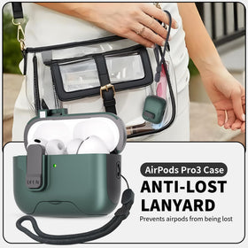 Meiyasy AirPods Pro 3 case provides full-coverage protection against drops.