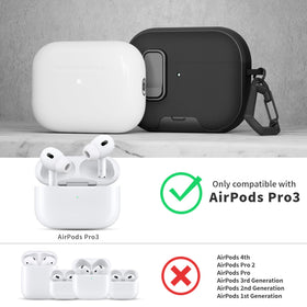 Meiyasy AirPods Pro 3 case features TPU leather texture for a premium grip