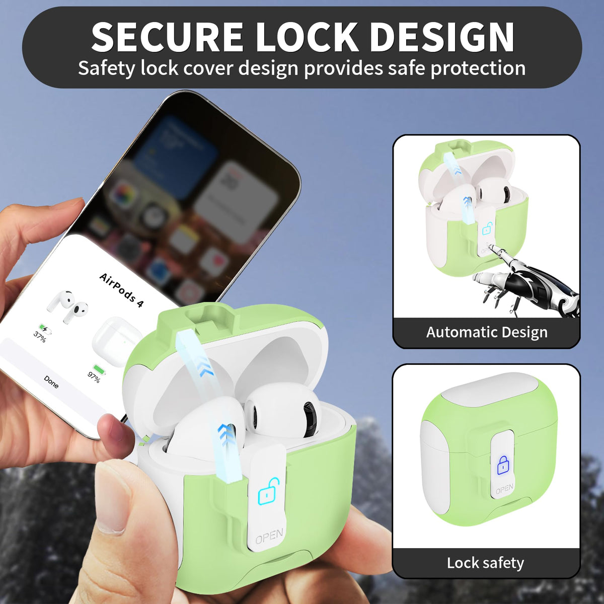 Meiyasy AirPods 4 case cleaning pen helps remove dust and refresh the surface