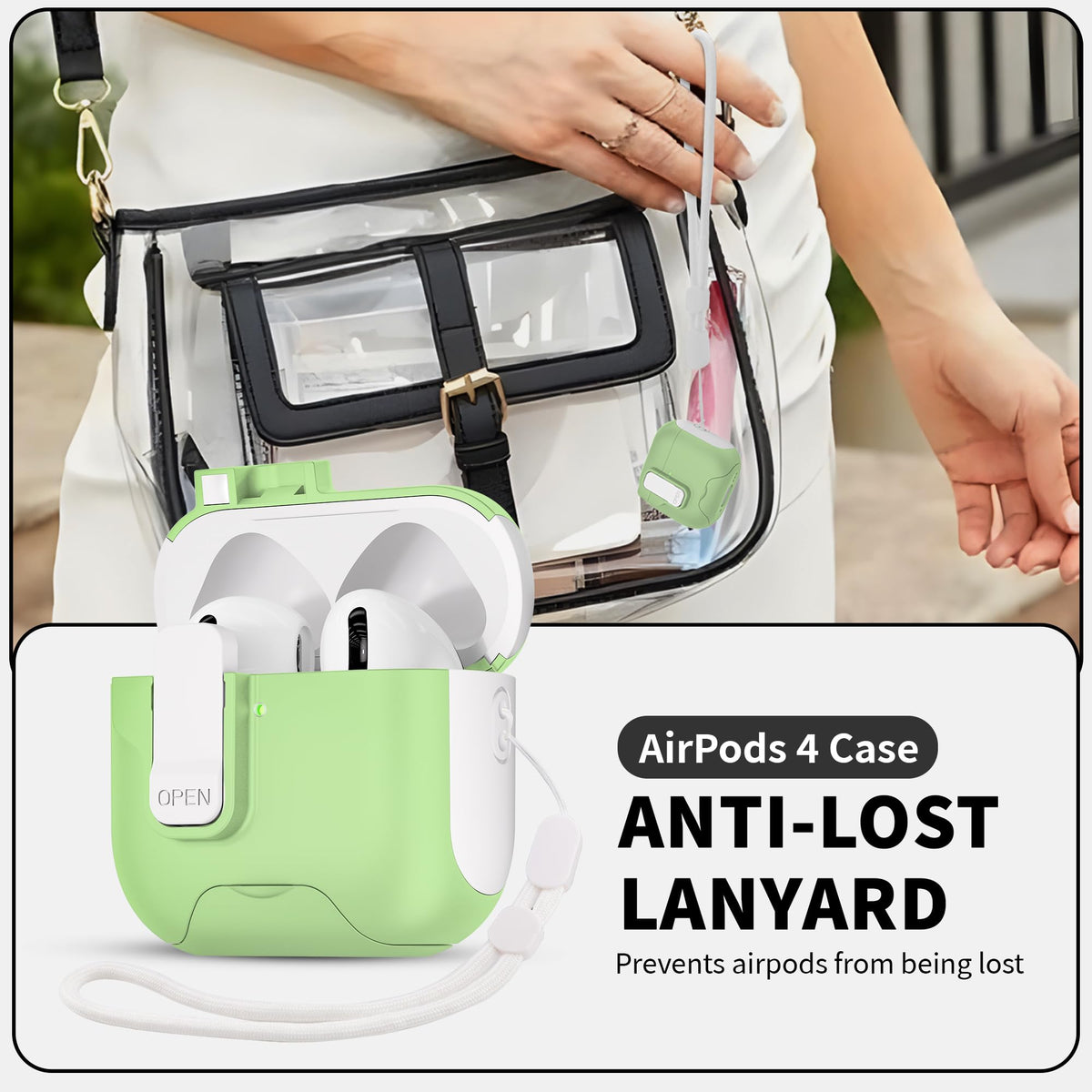 Meiyasy AirPods 4 case removal tool simplifies opening the top cover