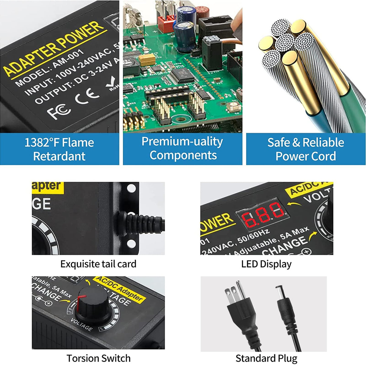 Meiyue safety protections prevent overload and short circuits.