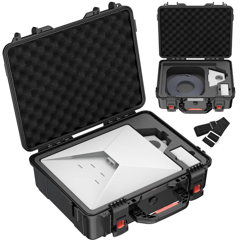 MEKEET front view of hard case showing rugged protection