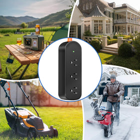 MELAUDI power strip designed for indoor and outdoor wall mounting