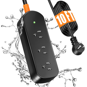 MELAUDI Outdoor Power Strip withstands rain for reliable outdoor power