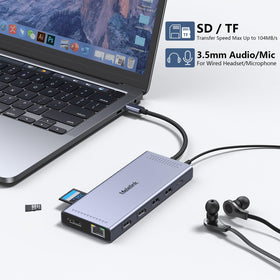 Melelink on a tidy desk with laptop and peripherals highlighting organized workstation benefit