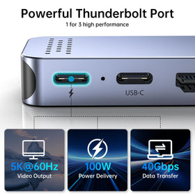 Melelink slim USB-C hub design saved space beside the MacBook