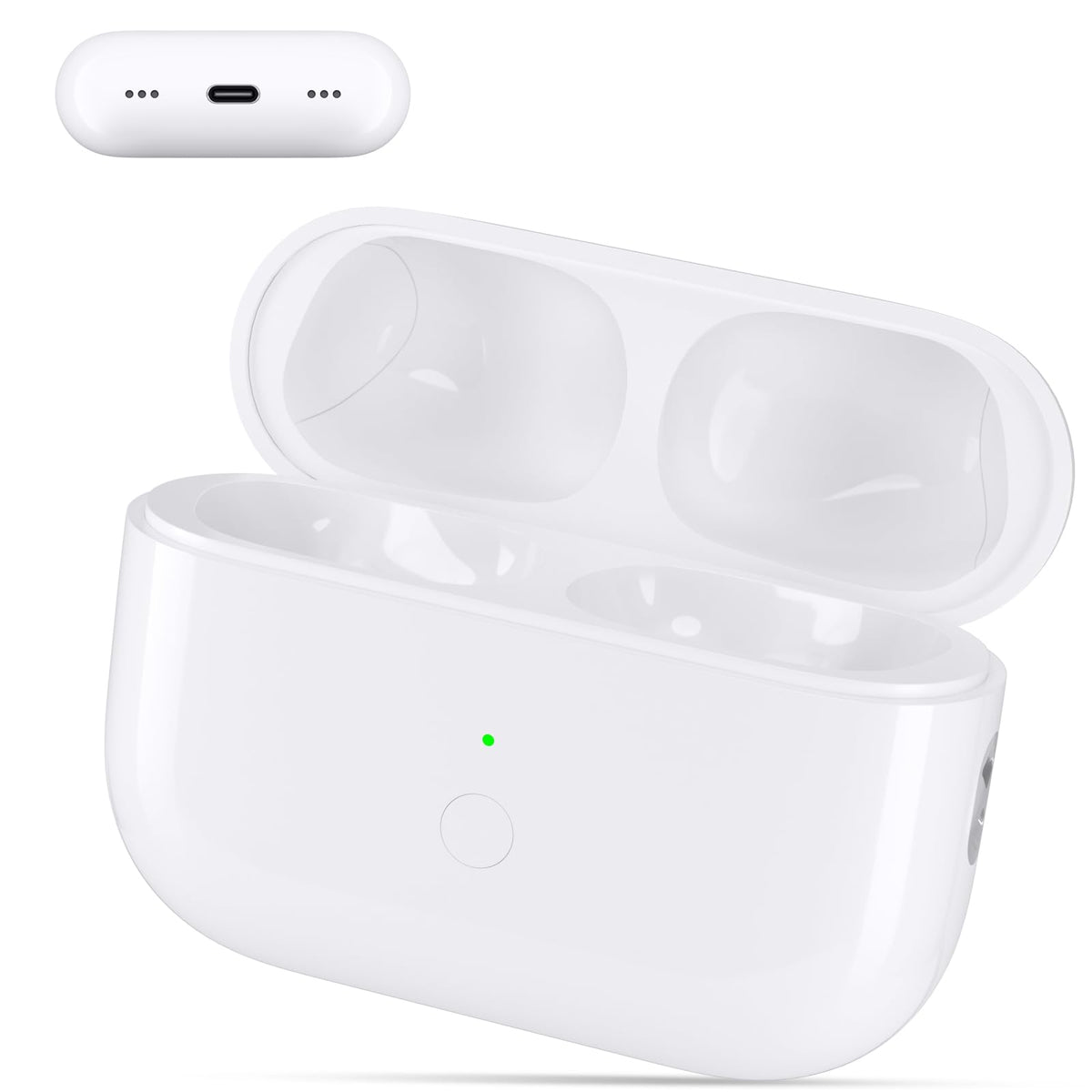 Meliif front view of replacement case showing sleek profile and secure fit benefit