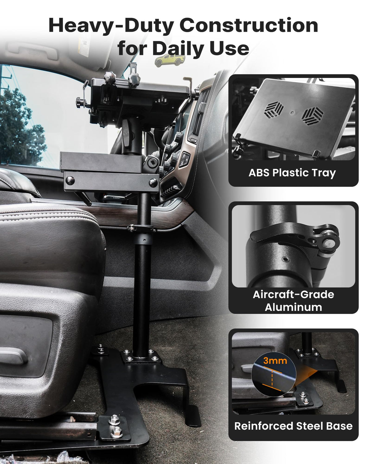 MELIPRON vinyl-coated clamps protect devices from scratches.