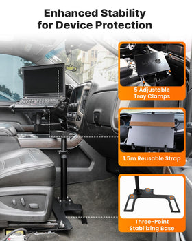 MELIPRON heavy-duty aluminum construction withstands daily vehicle vibration.