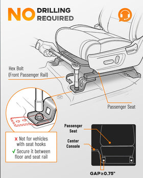 MELIPRON Truck Laptop Mount full motion swivel for flexible screen angles.