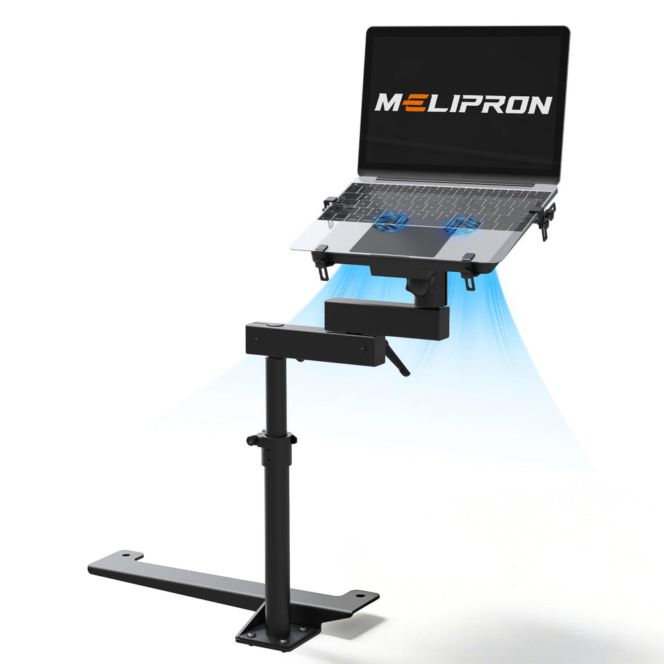 MELIPRON truck laptop mount three point base for stable support on rough roads