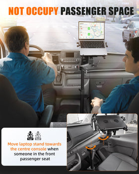 MELIPRON van laptop mount sturdy aluminum and steel construction