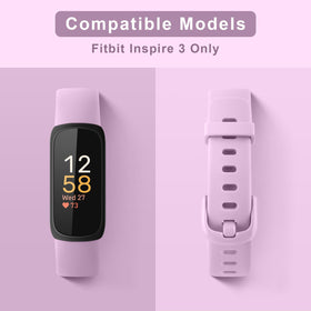 Meliya Inspire 3 pink silicone band for daily activity