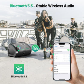 Melonare MB-1 with 150ft range for flexible stage layouts