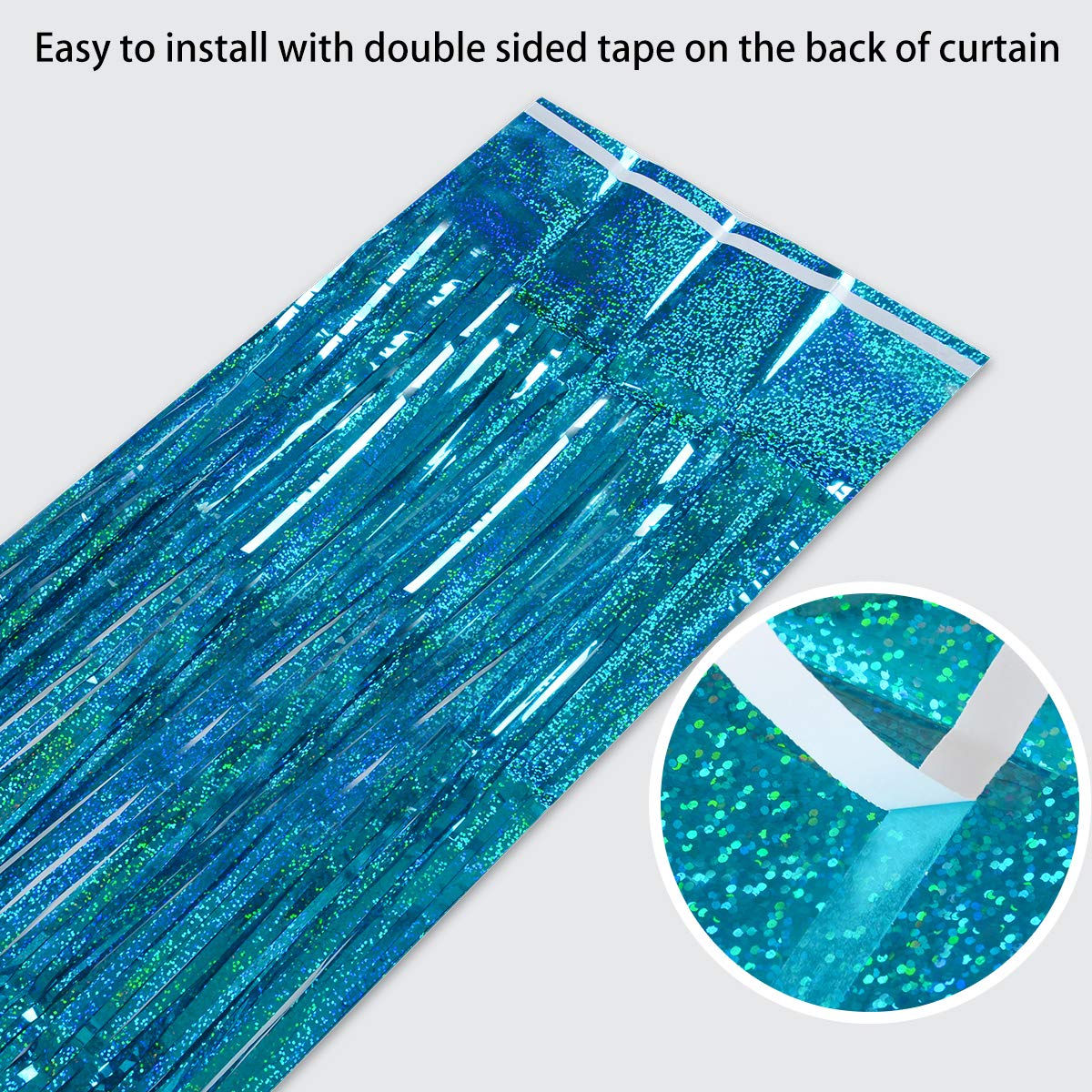 Easy setup with double-sided tape for quick, clean installation