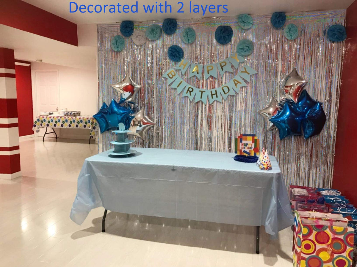 Melsan silver texture boosts festive mood in photos and events.