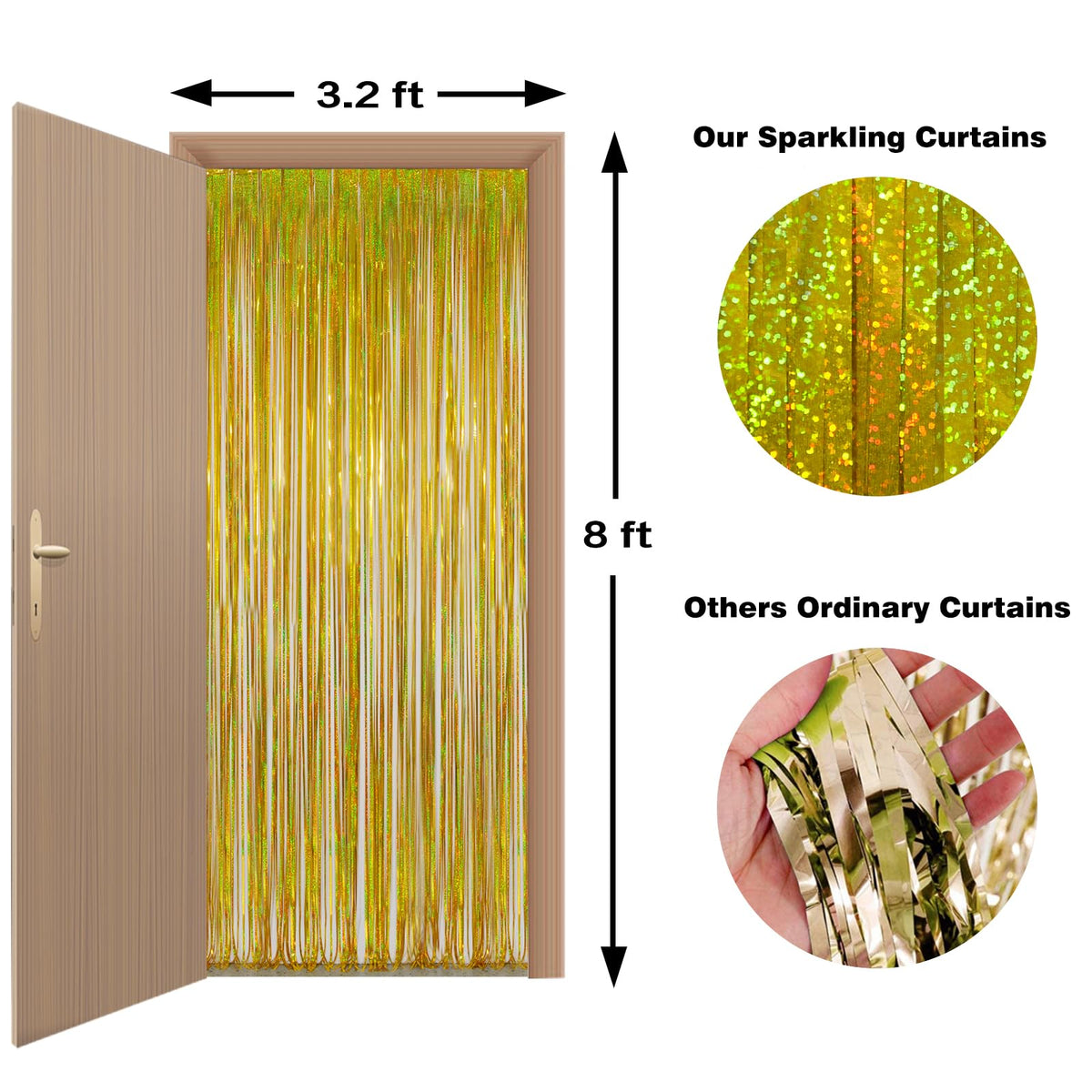 Melsan resealable zip-lock bag storing curtains neatly, prevents tangling benefit