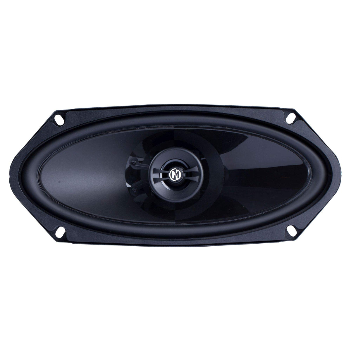 Memphis Audio PRX410 M Cone design delivers stealthy aesthetics.