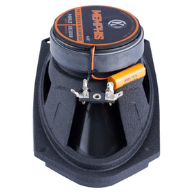 Memphis Audio PRX410 pivot tweeter system enables directional listening.