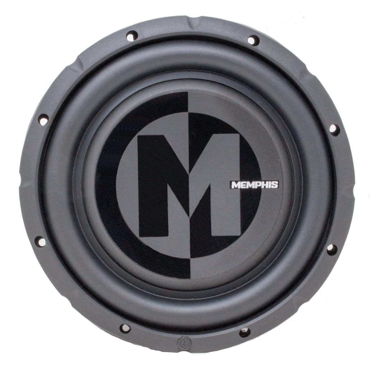 Memphis Audio PRXS1024 10-inch subwoofer front view for powerful vehicle bass.