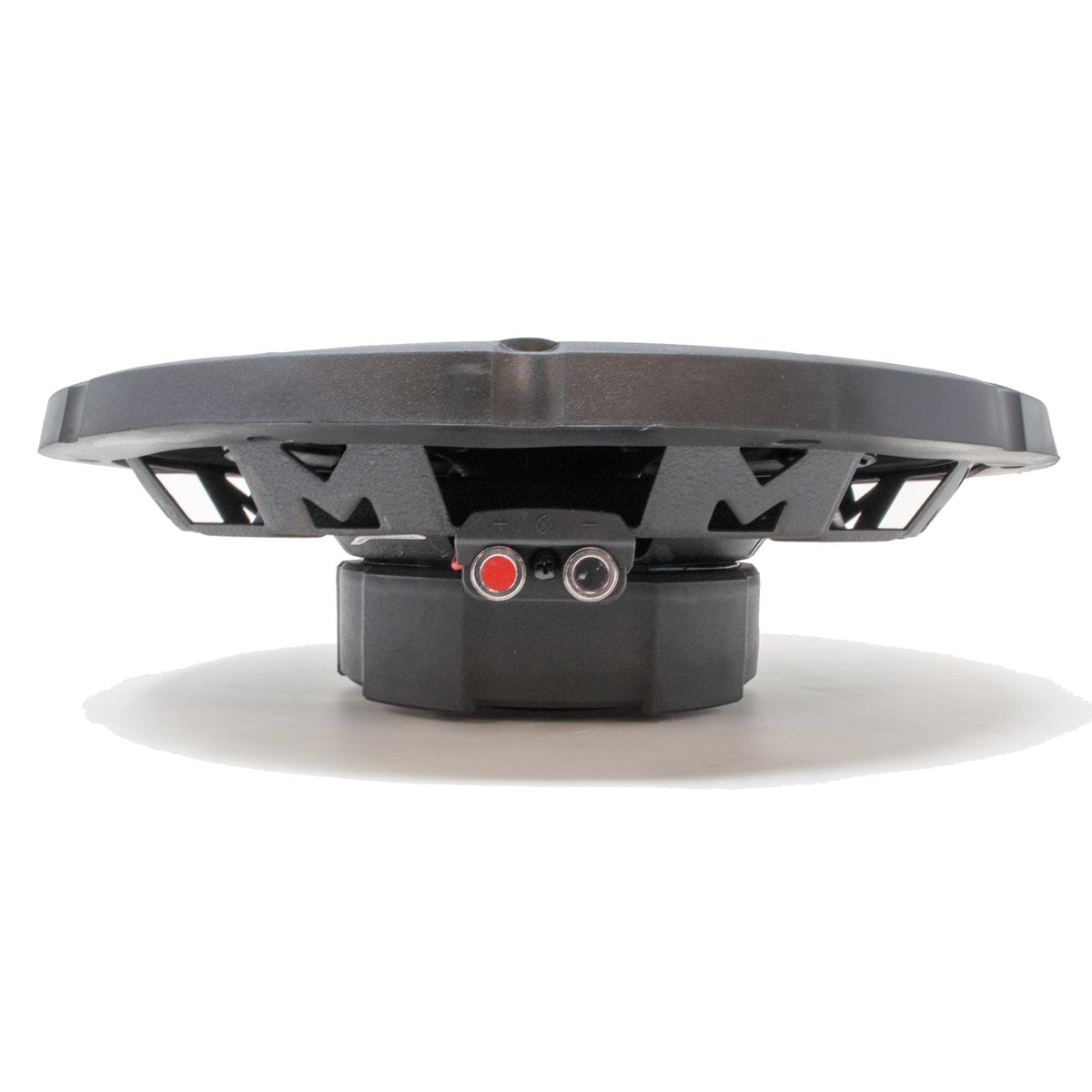 Memphis Audio PRXS1224 cone close-up emphasizes durable polypropylene cone.