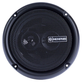 Memphis PRX603 woofer cone closeup reveals strong mid-bass response.