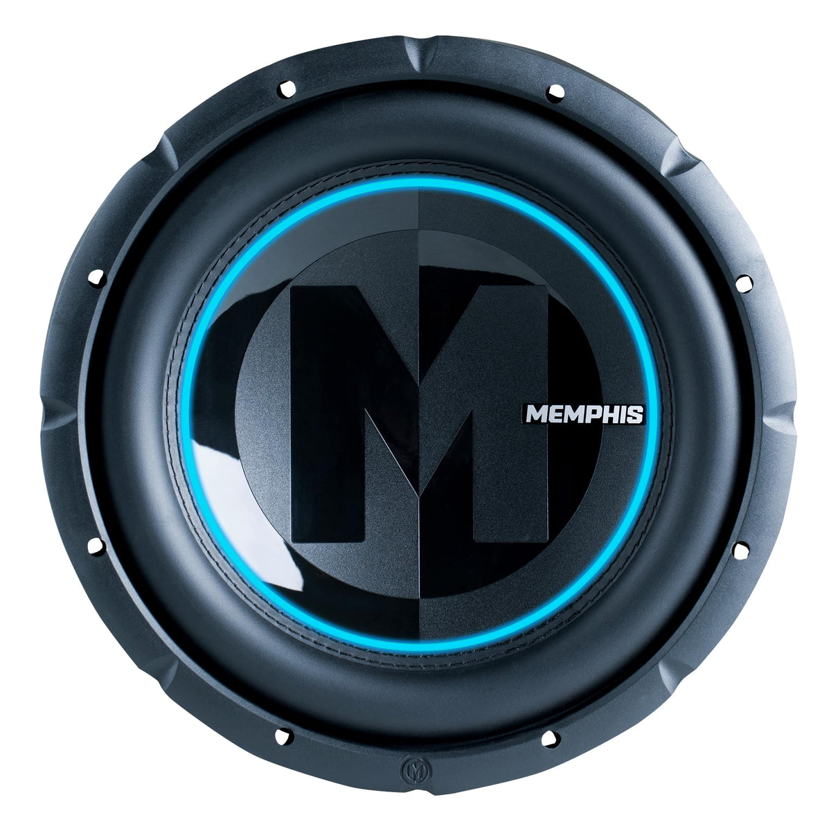 Memphis PRXL12FT subwoofer with RGB LED glow enhances stylish installations