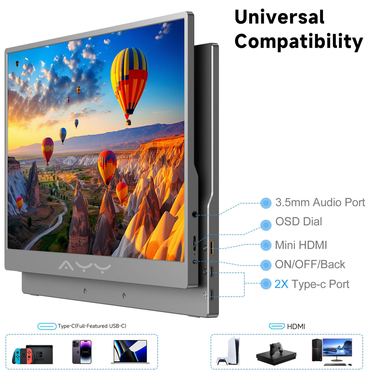Memzuoix magnetic leather cover shields screen and doubles as an adjustable stand.