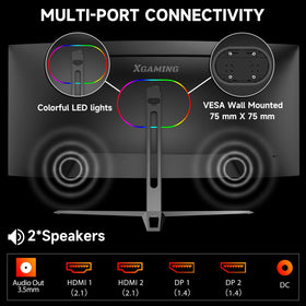 Memzuoix Monitor Gaming in a dark room with bright visuals