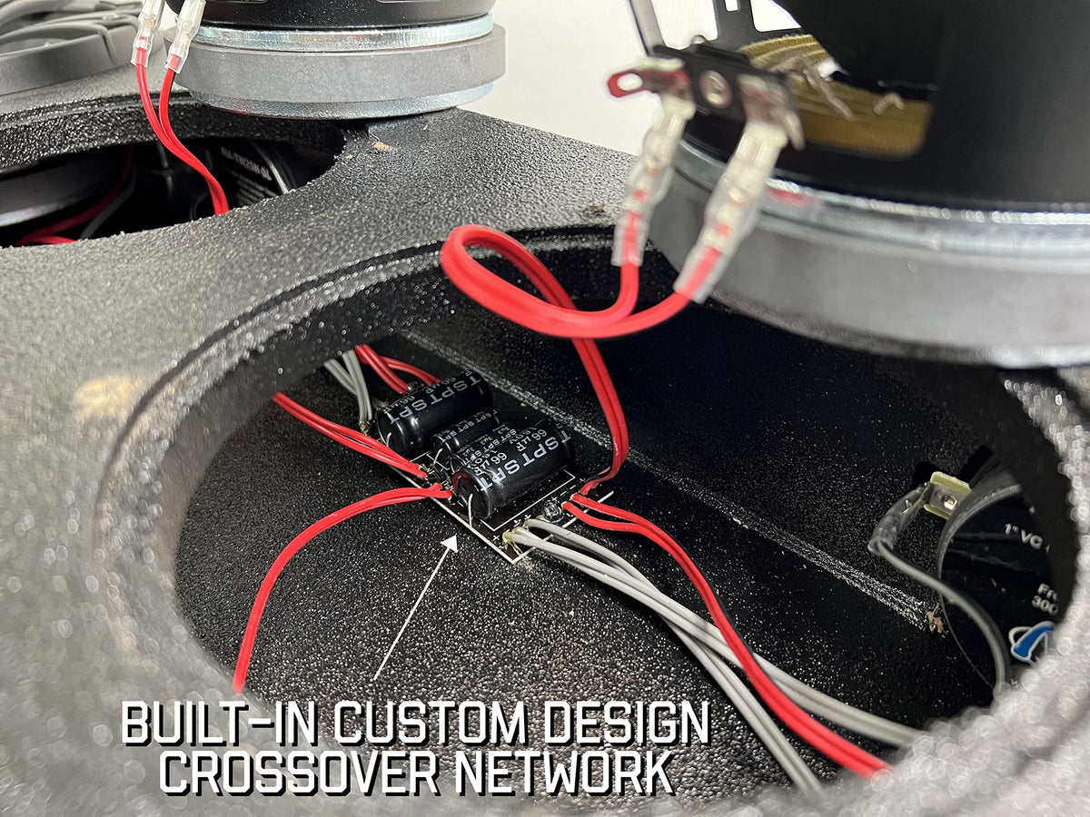 MENACE AUDIO VOICEBOX installation scenario in a car with secure mounting
