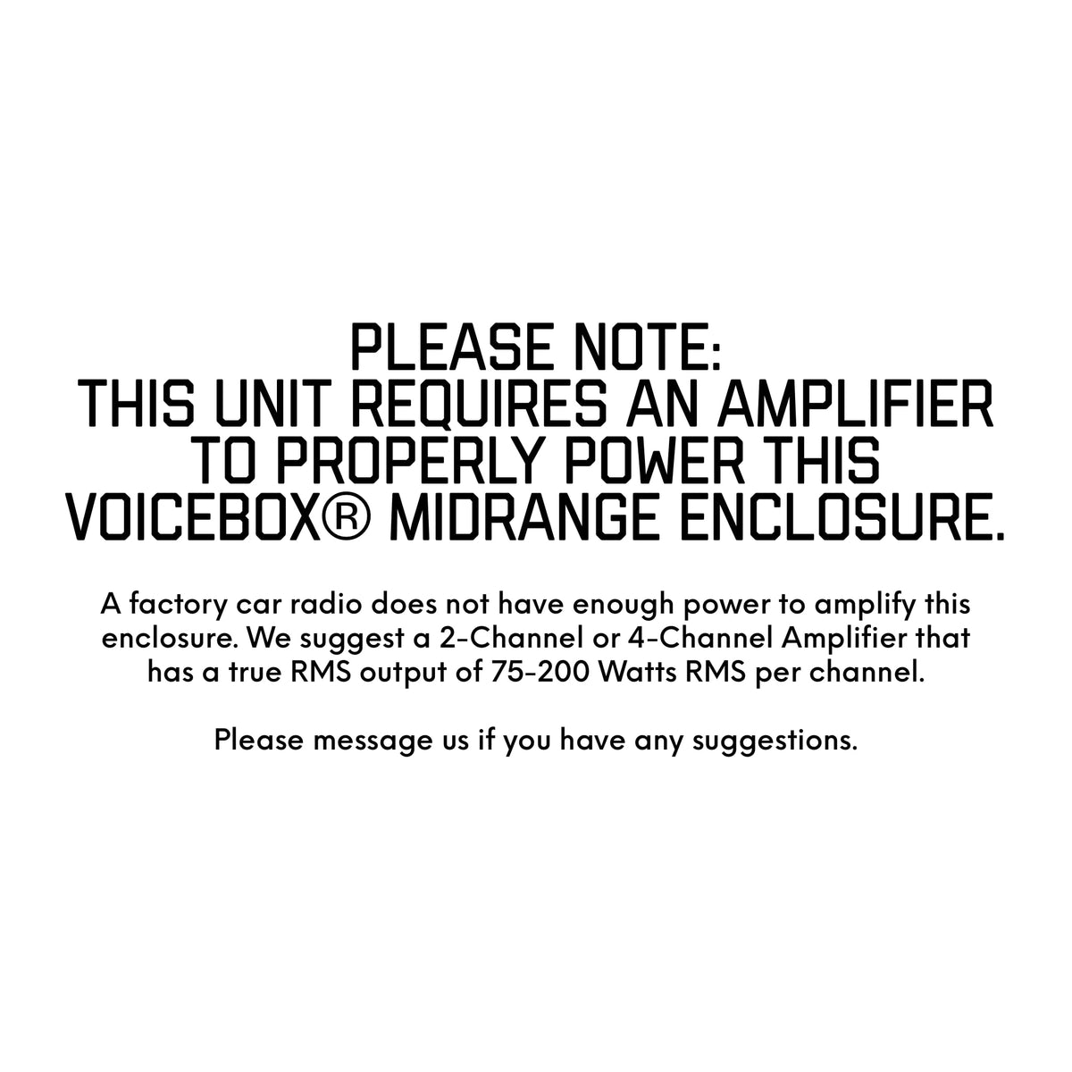 MENACE AUDIO VoiceBox internal layout enables four midrange drivers.