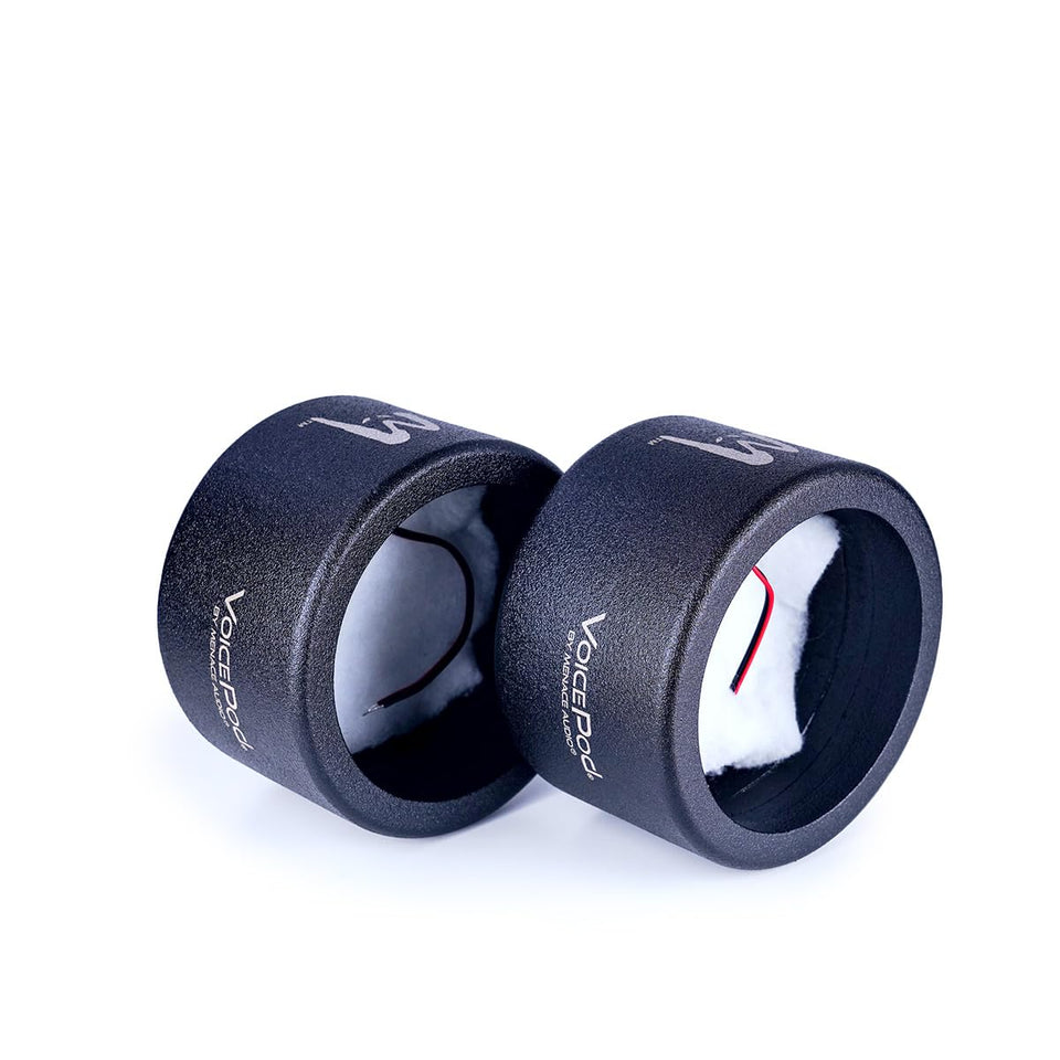 Menace Audio VOICEPOD six point five inch enclosure front view showing compact footprint