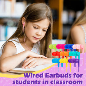 MENGLALA comfortable soft earcaps for long classroom wear.