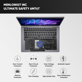Menlonigt battery next to ruler for scale, clarifies dimensions for fit verification