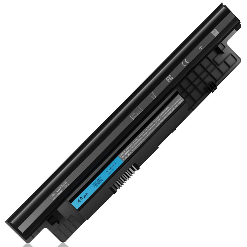 Menlonigt Dell 40Wh XCMRD battery front view for quick replacement and reliable power