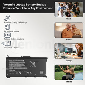 Menlonigt HT03XL installed in HP laptop demonstrating restored mobility