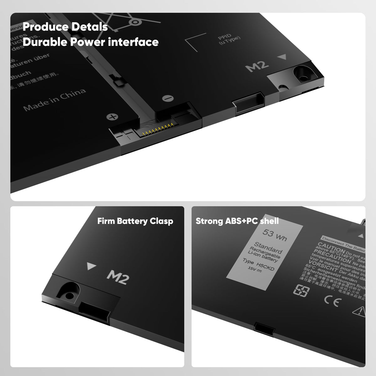 Menlonigt battery installed in Dell laptop demonstrating straightforward replacement