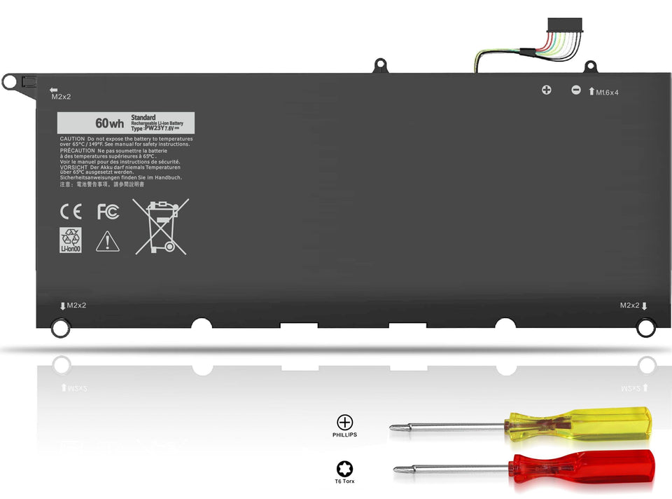 Menlonigt PW23Y front packaging showing battery and accessories, reliable replacement