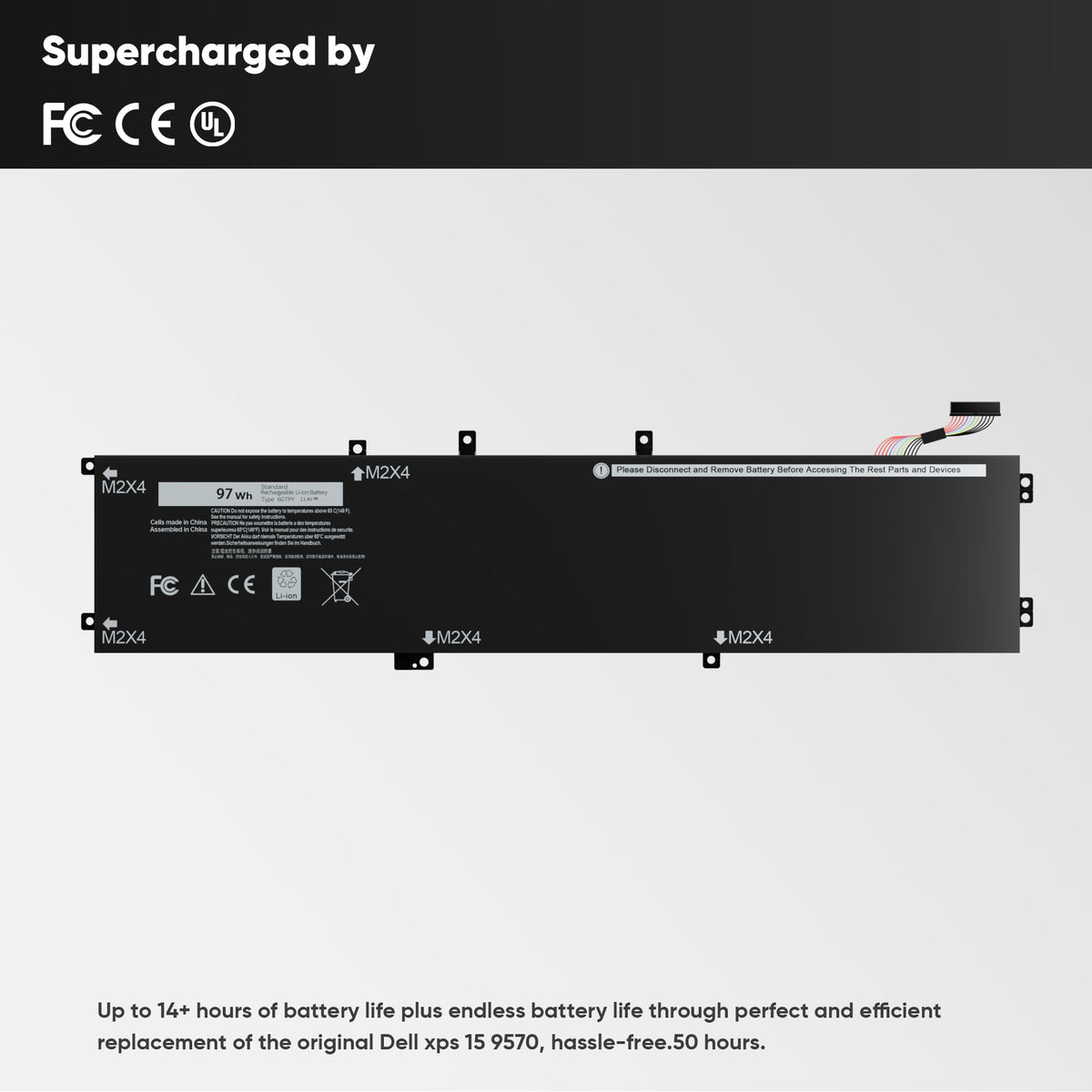 menlonigt side profile with voltage label indicating correct specification